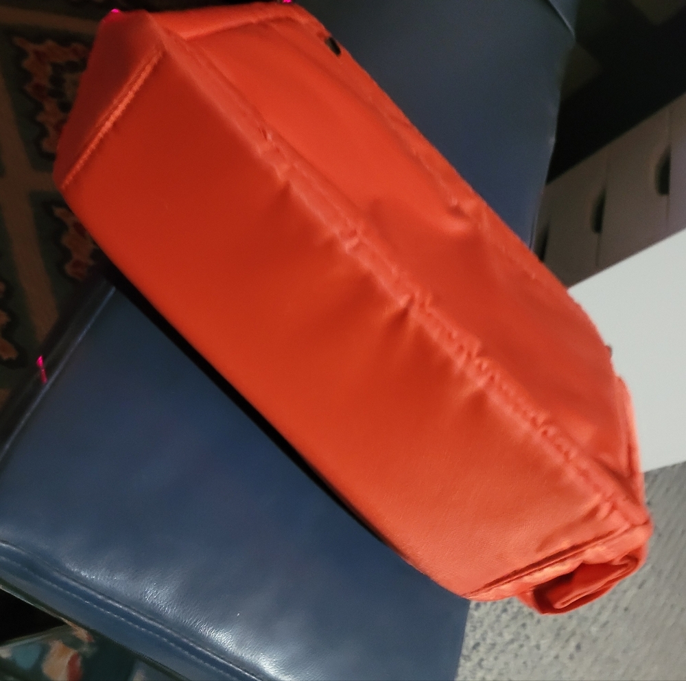 Lug Crossbody Bag in Papaya (Vibrant Orange) - Picture 5 of 5